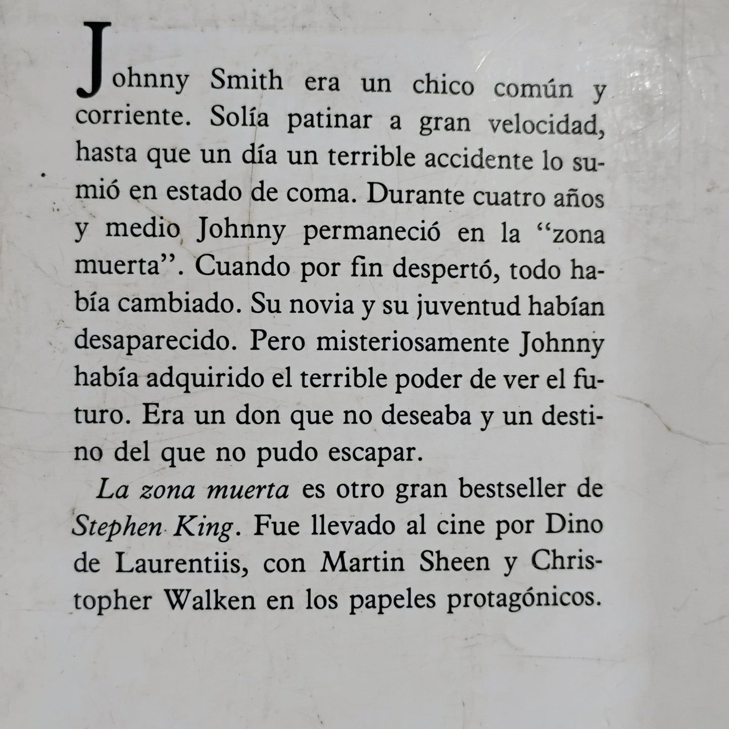 LA ZONA MUERTA - Stephen King