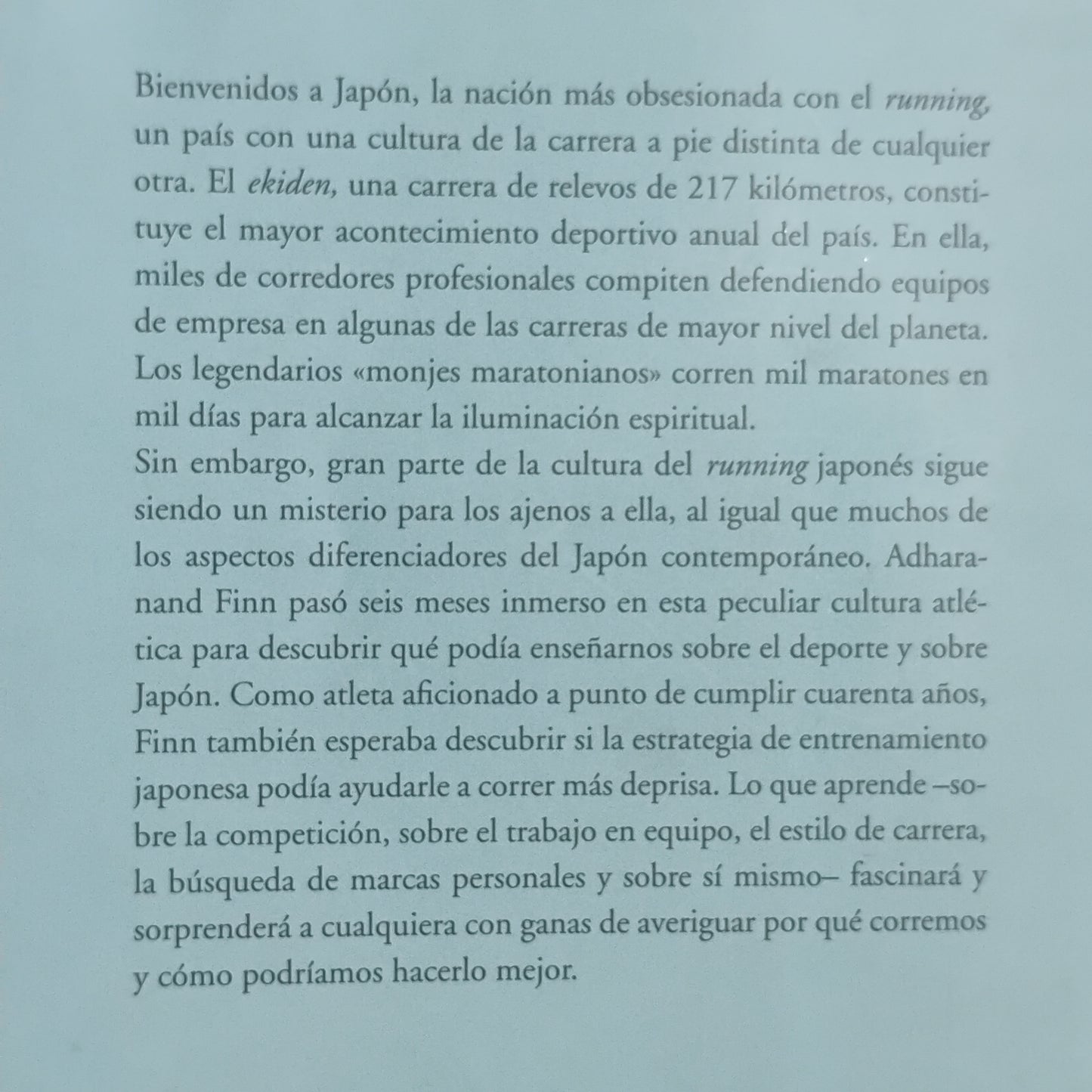 La senda del corredor - Adharanand Finn