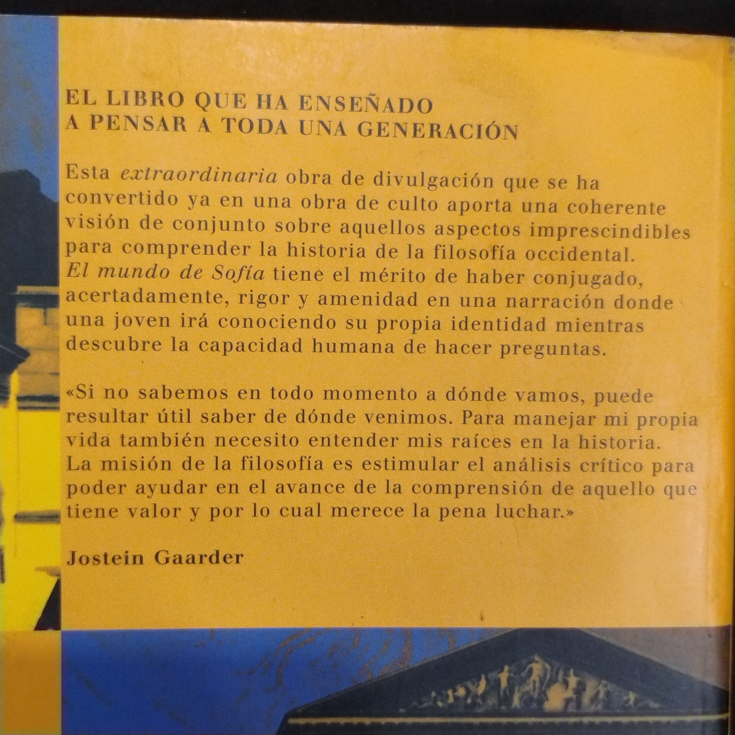 El mundo de Sofía. Una novela sobre la Historia de la Filosofía - Jostein Gaarder