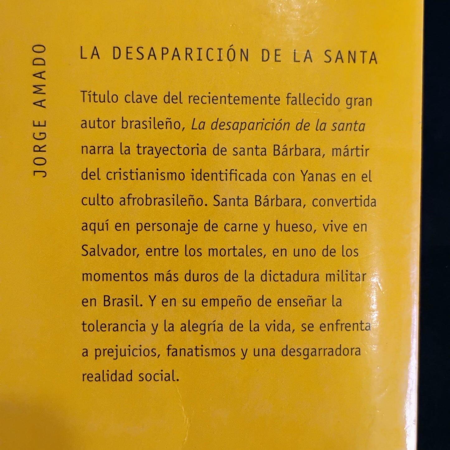 La desaparición de la santa. Una historia de hechicería - Jorge Amado