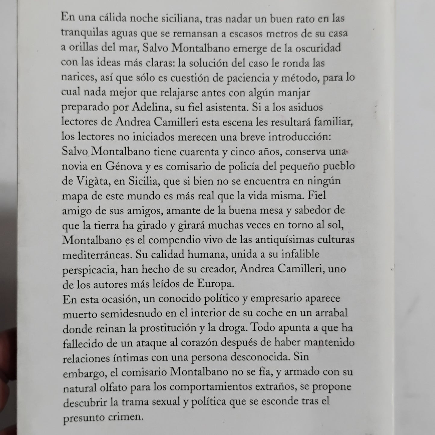 La forma del agua - Andrea Camilleri