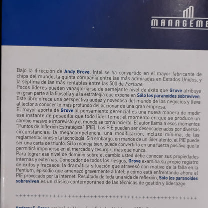 Sólo los paranoides sobreviven - Andrew S. Grove