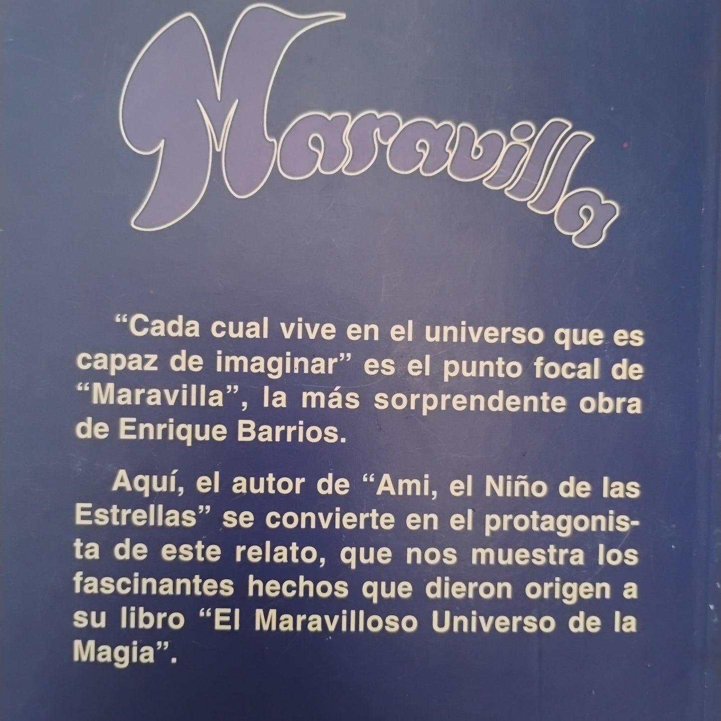 Maravilla - Enrique Barrios