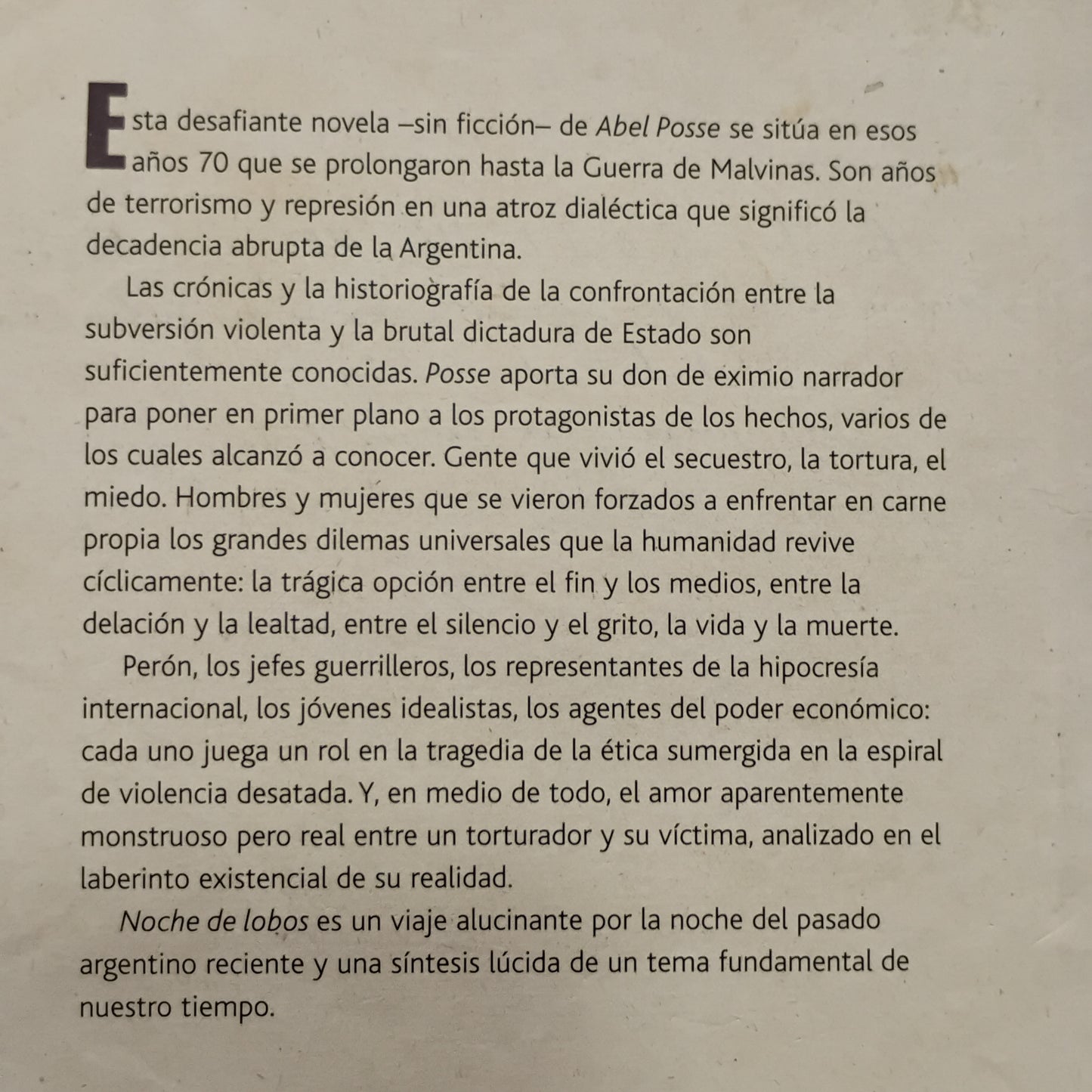 Noche de lobos - Abel Posse
