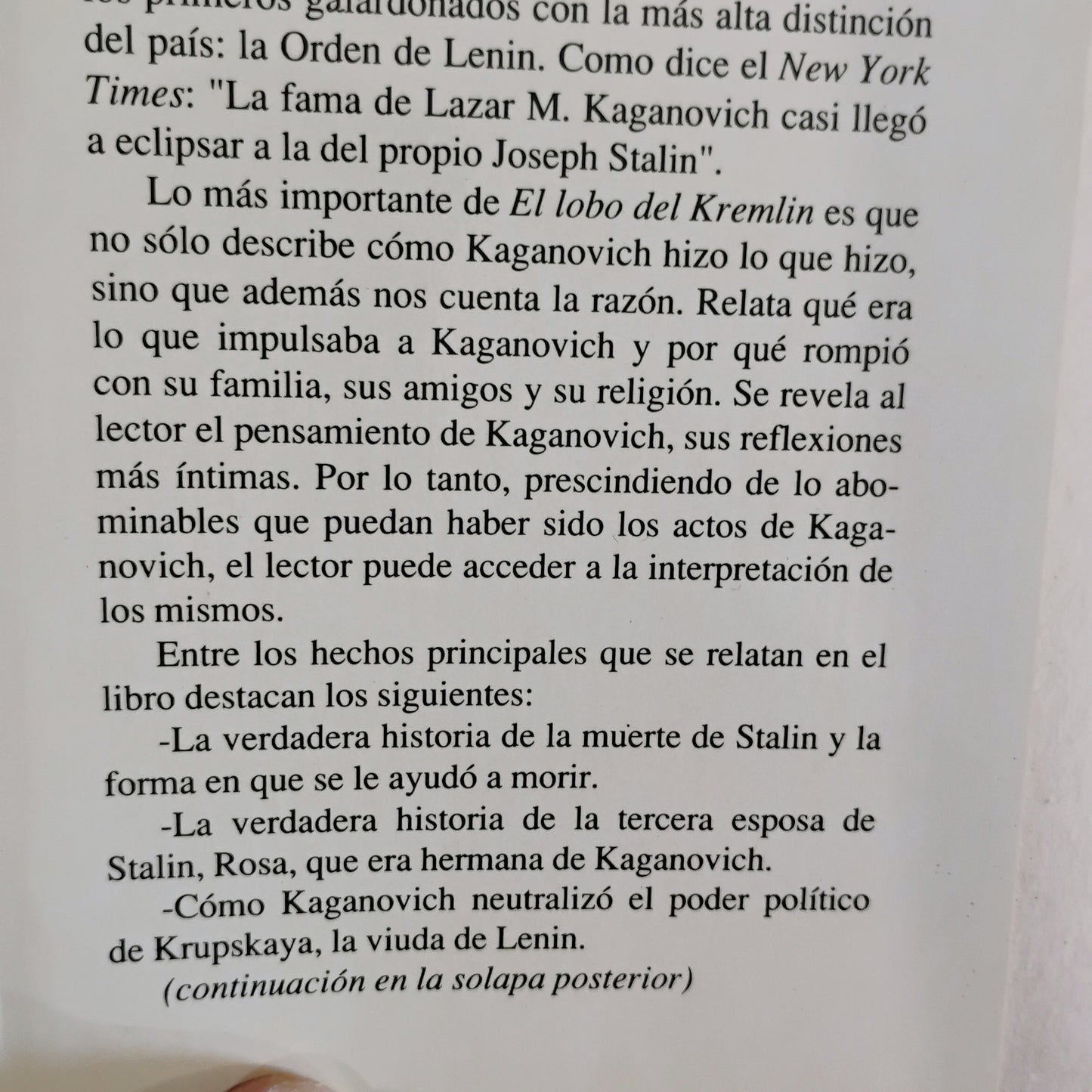 EL LOBO DEL KREMLIN - STUART KAHAN