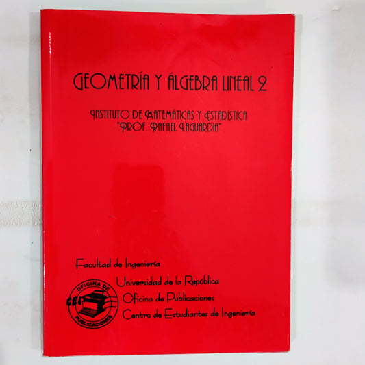 Geometría y álgebra lineal 2