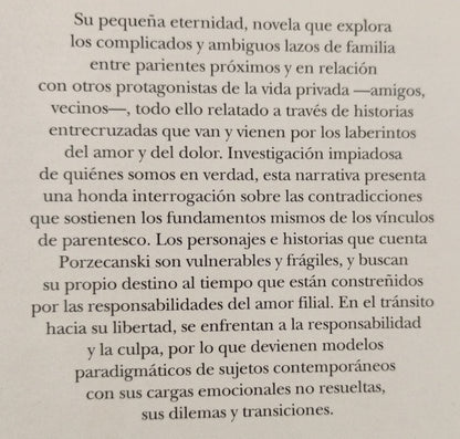 Su pequeña eternidad - Teresa Porzecanski