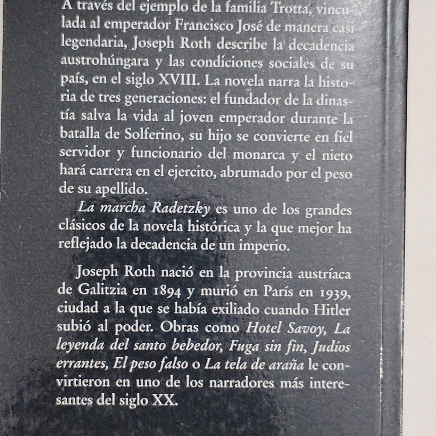 La Marcha Radetzky - Joseph Roth