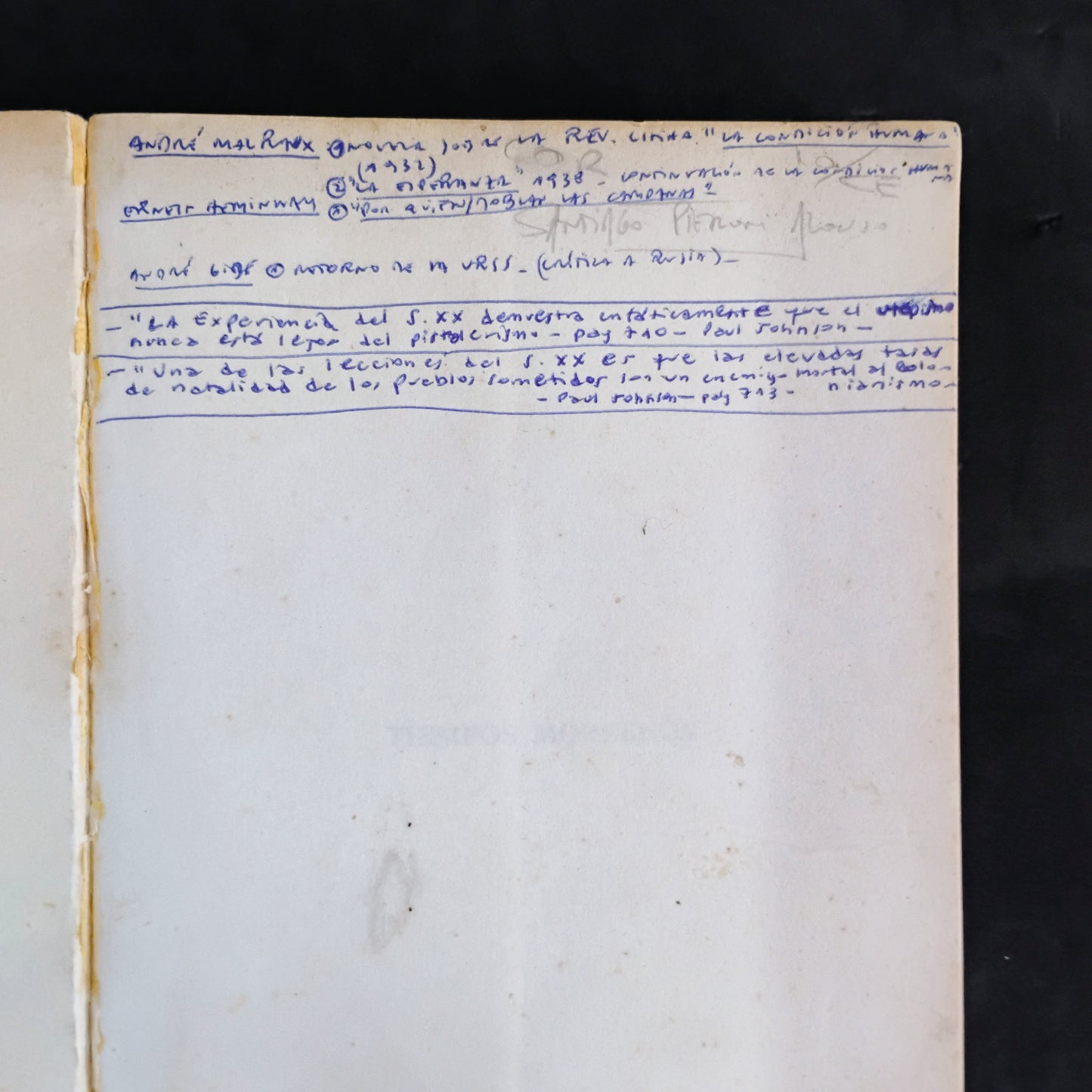 Tiempos Modernos. La historia del siglo XX desde 1917 hasta la década de los 80 - Paul Johnson