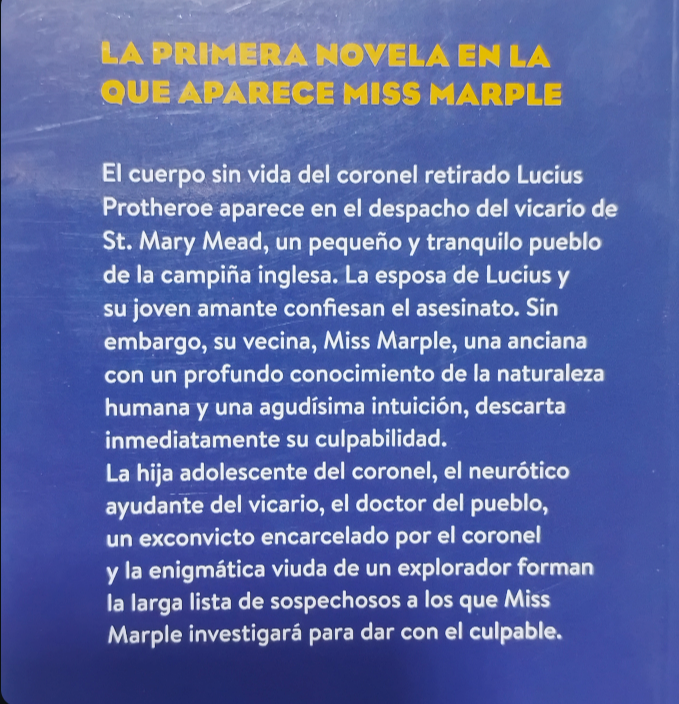 Muerte en la vicaría - Agatha Christie